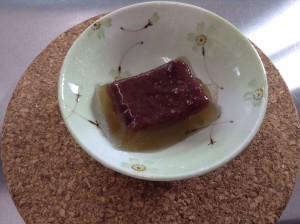 緑茶小豆ゼリー (2)